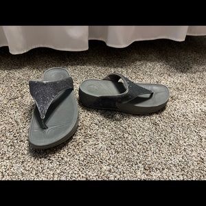 Fitflop grey/silver sequin